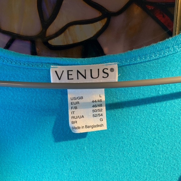 Large blue VENUS womens maxi summer dress. - Picture 2 of 3